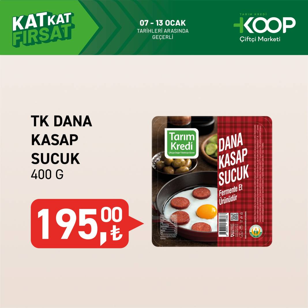 Adını Koop Çiftçi Marketi yapan Tarım Kredi, büyük indirimi başlattı 11